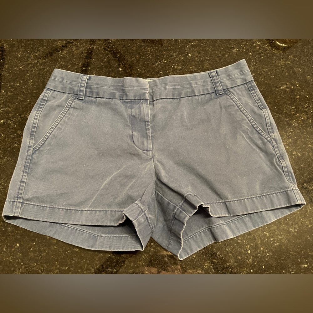 J Crew Size 8 women’s shorts Color Blue